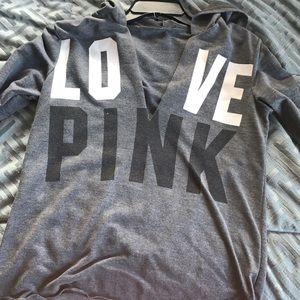 PINK. V - Neck T Shirt